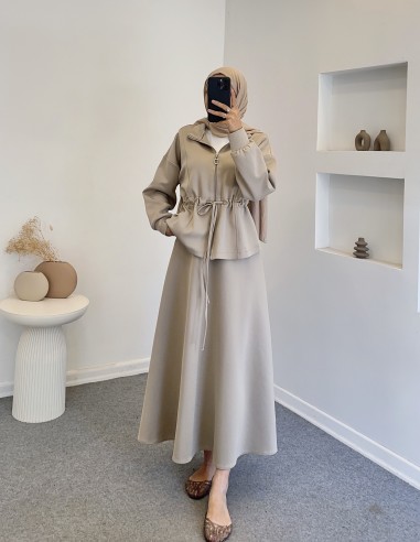 D30108 Fiyonk Detay Hırka SARI