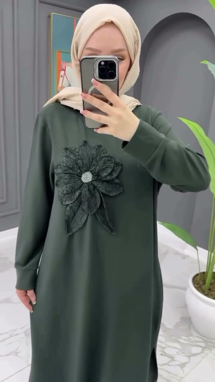 Kapitone Astarlı Kaban LACİVERT